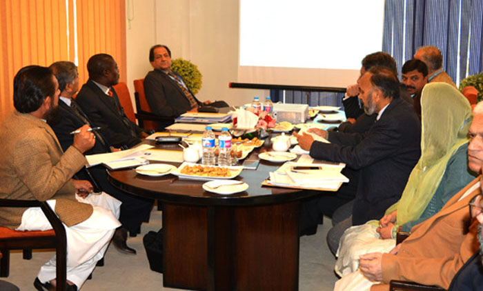 Exchange of views with officials of COMSATS’ Centre of Excellence in Nigeria