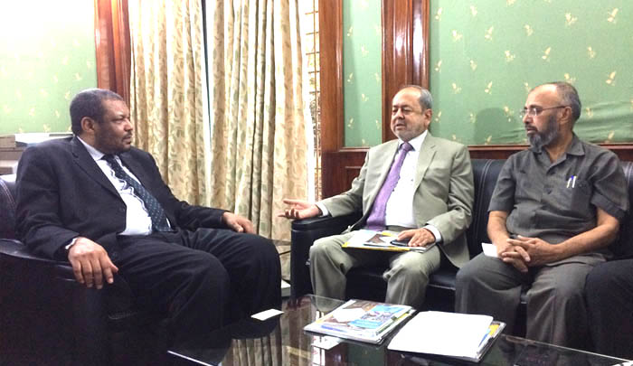 The Executive Director COMSATS calls upon the Ambassador Embassy of Republic of Sudan