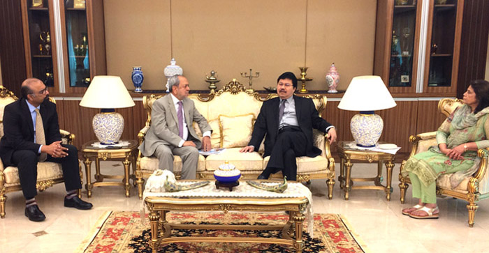 Meetings at the Malaysian High Commission in Islamabad