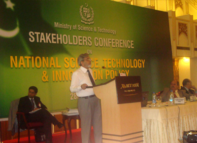 COMSATS Participates in the ‘Stakeholders Conference on Science, Technology and Innovation Policy – 2010’