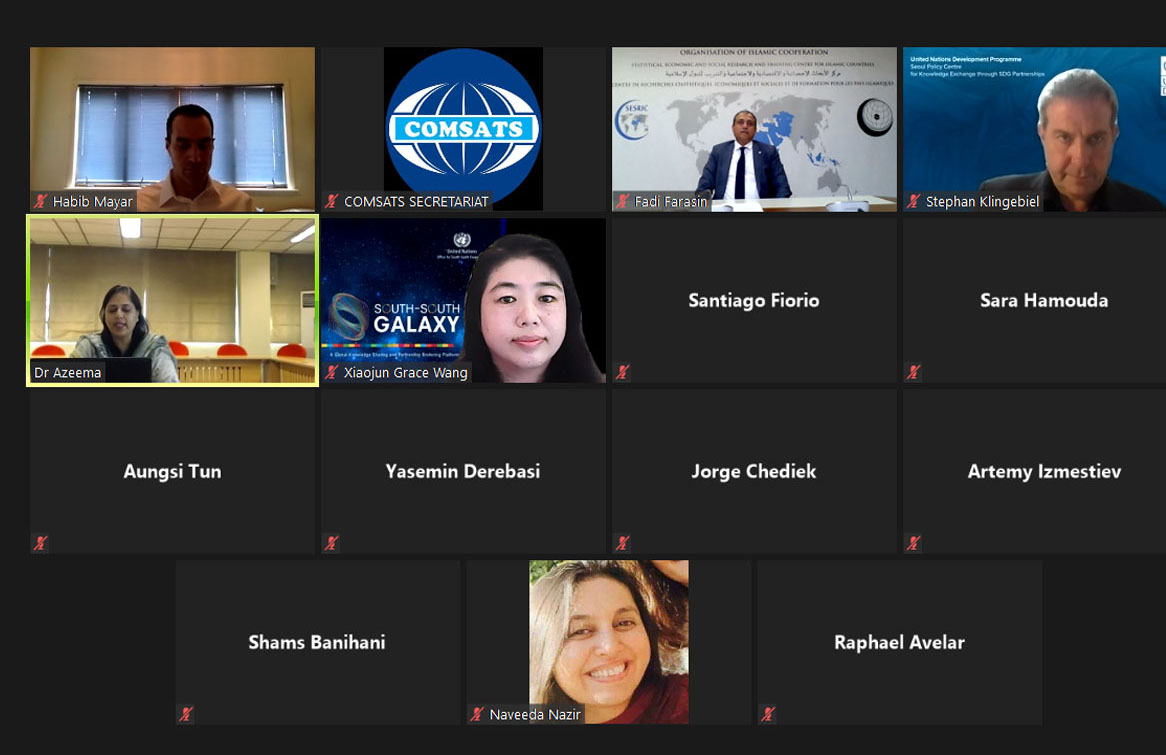 COMSATS Response to COVID-19 Highlighted at UNOSSC Webinar