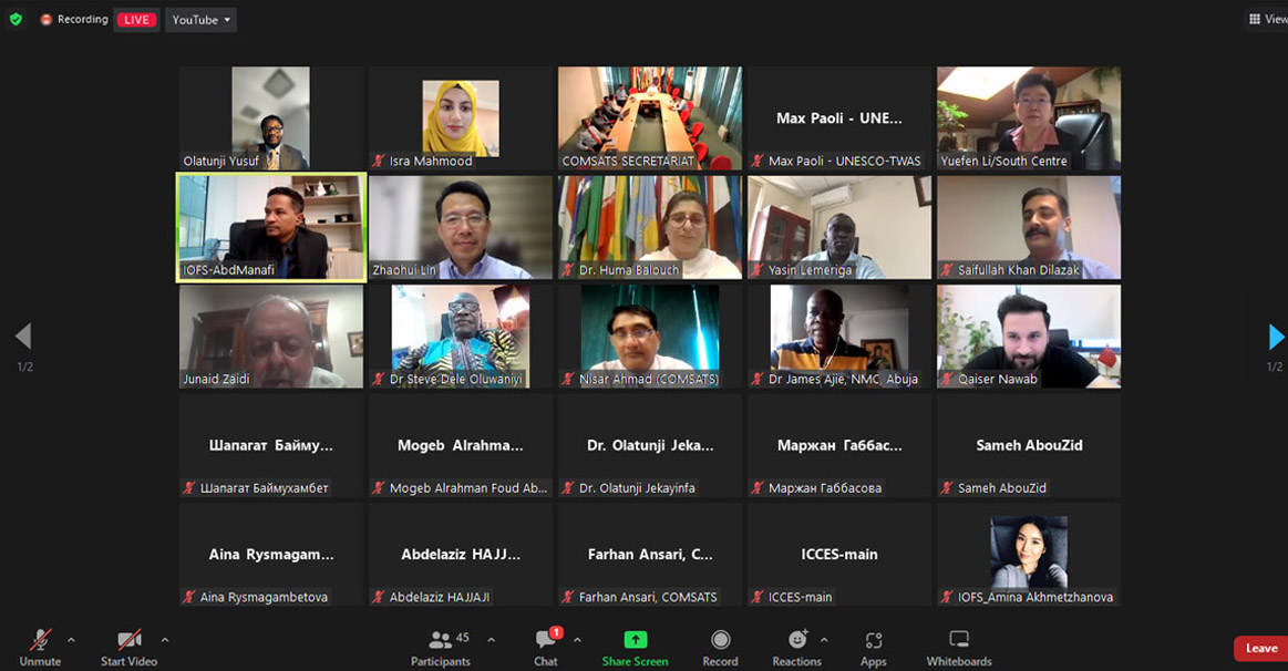COMSATS’ South-South Cooperation Day Webinar explores Dimensions of Climate Diplomacy